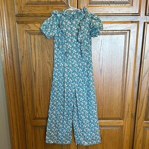 Janie and Jack floral jumpsuit
